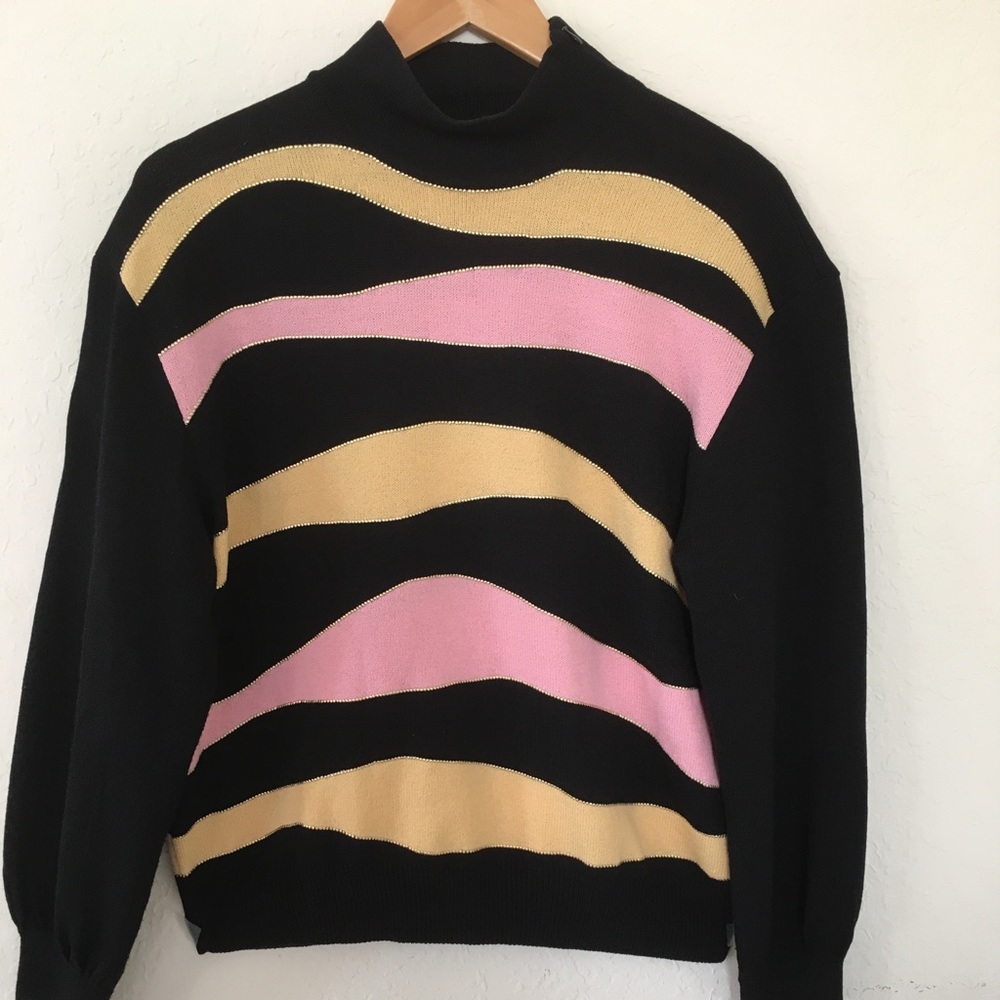 St. John Mock Turtleneck Sweater
